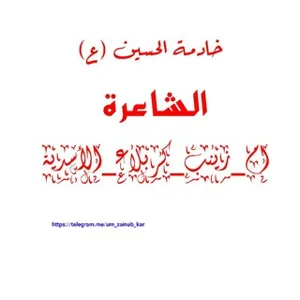 Поэтесса Ум Зайнаб Кербела